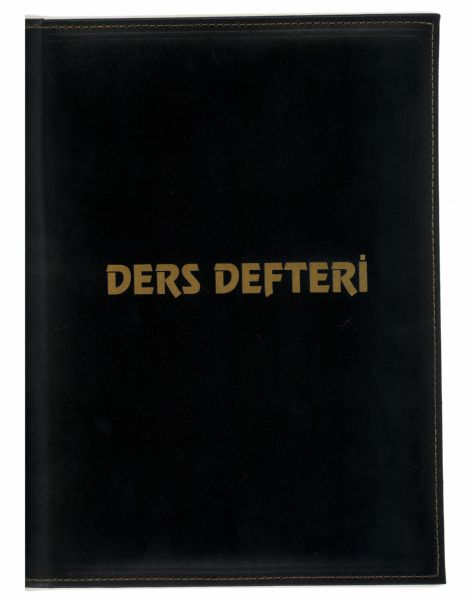 1.Kademe Ders ve Yoklama Defteri - 8 Derslik (Deri Ciltli)