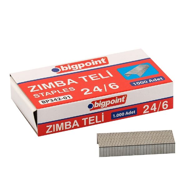 Zımba Teli 24/6 (10lu kutu)