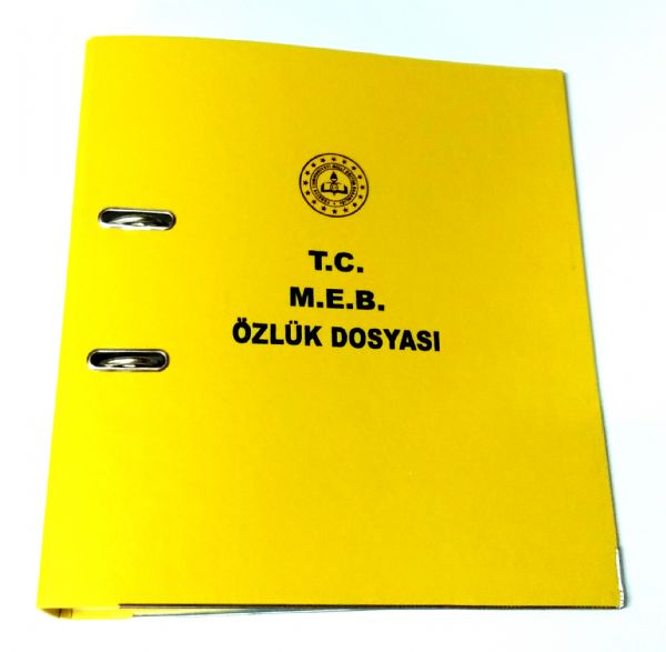 Özlük Dosyası (Klasör Tipi) ( Sarı ) (orijinal model) 