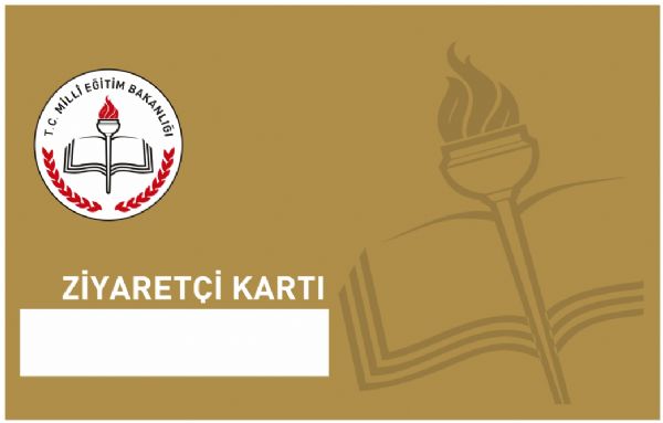 Ziyaretçi Kartı (Pvc Kartı+Kurdela İpi) 10lu paket